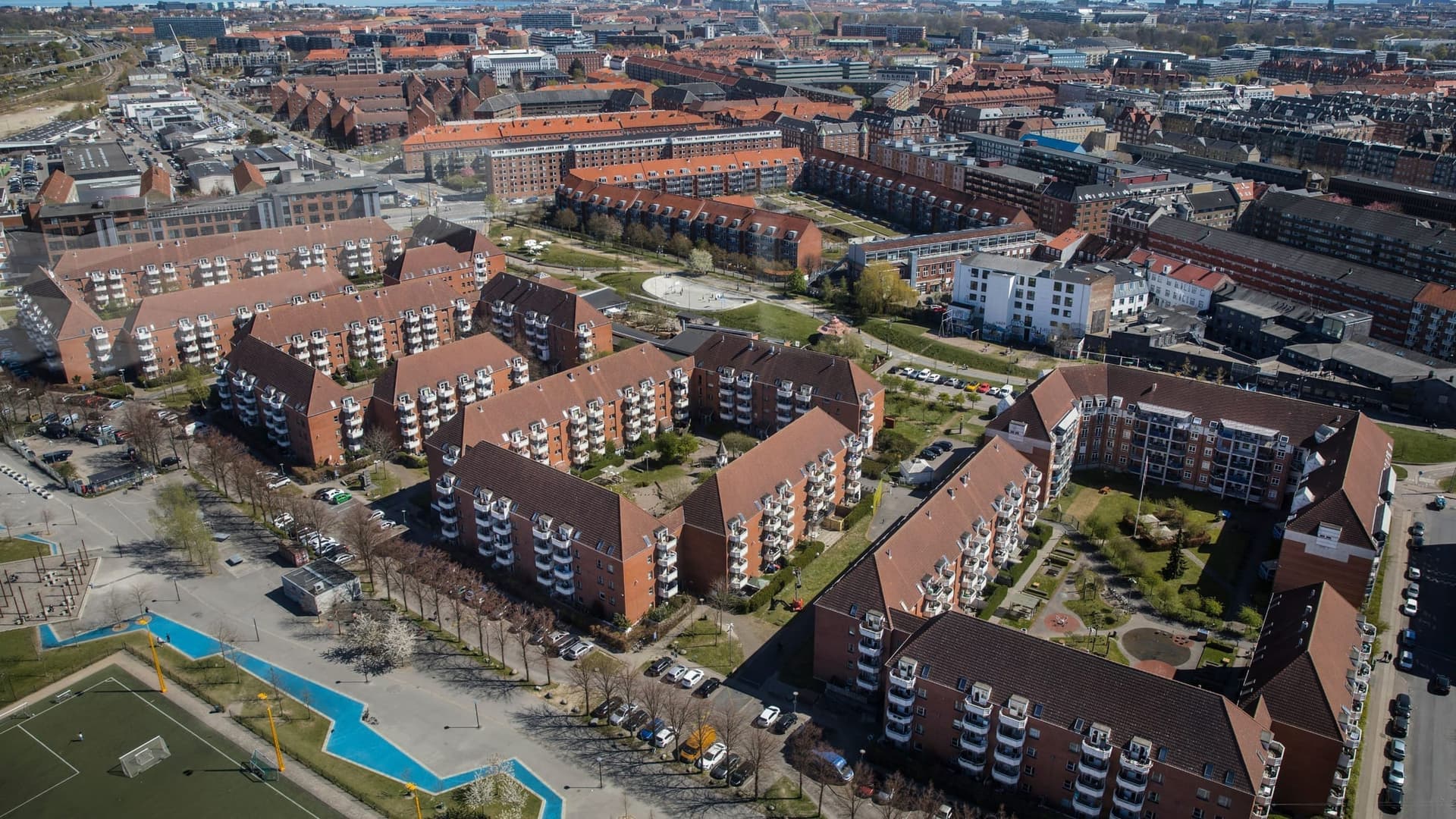 Mjølnerparken – facade