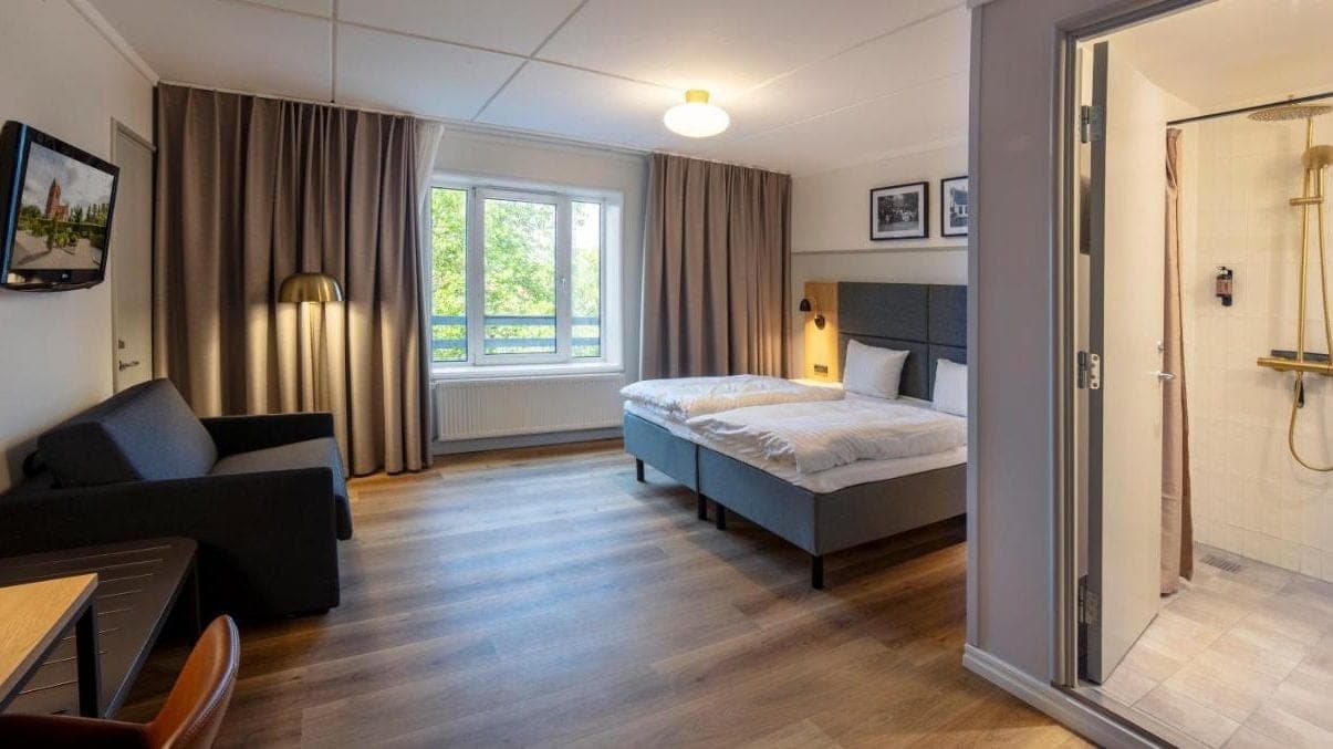 Renoveret hotelværelse