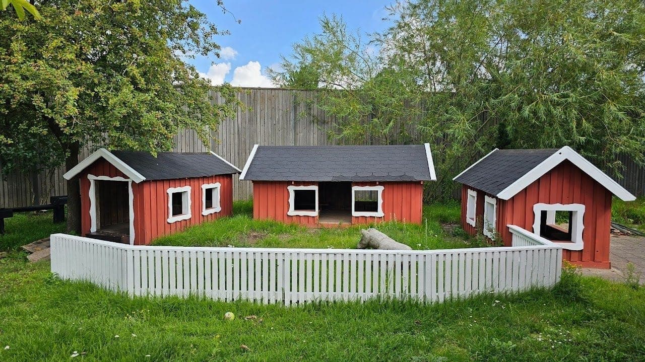 Malede legepladsehuse